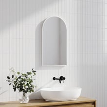 80cm Zane Arched Aluminium Wall Mirror